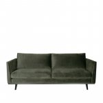 Sofa Siena 3-Sitzer Armee Samt