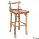 Barhocker EXOTIC aus Teakholz