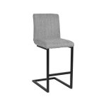 Bar stool Milo 41x53x100 cm Zinc mesh | Black metal