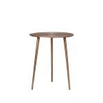 Beistelltisch Nobby 40x40x50 cm Antikes Goldmetall
