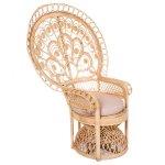 Sessel "Emmanuela" aus natürlichem Rattan