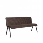 Πάγκος τραπεζαρίας Matz 175x62x86 cm ανθρακι