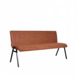 Πάγκος τραπεζαρίας Matz 175x62x86 cm cognac