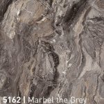 HPL- Tischplatte ,,Marbel the Grey“ in Marmor-Optik 60x60 cm, dicke 12mm