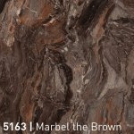 HPL- Tischplatte ,,Marbel the Brown“ in Marmor-Optik 60x60 cm, dicke 12mm