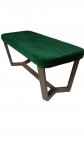 Bank "Nori" 180x48x46 cm aus Stoff und Metallgestell