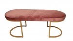 Bank "Orion" 180x48x46 cm aus Stoff und Metallgestell