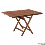 Limnos outdoor table made of solid wood