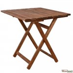Outdoor table Naxos made of solid wood