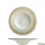 Premium Porzellan Bonna Patera Pastateller 6 Set 28 cm-400cc beige