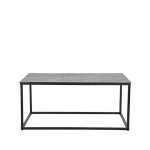 Couchtisch Pride 100x60x45 cm Antikes Eschenmetall
