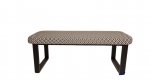 Bench "Simple" 180x48x46 cm from fabric and metal frame