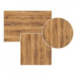 Tischplatte "Topalit Atacama Cherry" Ø80cm 26-34 mm Stärke - Hoch komprimiertes gepresstes Holz