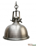 "Tenerife" hängelampe in antikem design im farbton nickel