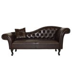 Divan Chesterfield Ottoman Niovi braun rechts