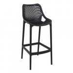 Barhocker "Air" aus Polypropylen in schwarz