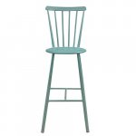 Aluminium Barhocker "Beann" in retro grün