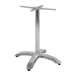 Tischuntergestell aus verchromtem Aluminium