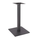 Table base made of matt gray metal 40x40x72cm