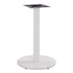 Table base made of matt white metal Φ45xH72cm