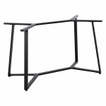TISCHUNTERGESTELL SCHWARZ METALLIC 112Χ60Χ72 cm.