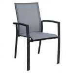 Stapelsessel DENVER in anthrazit 47x49x89 cm