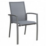 Stapelsessel DENVER in grau 47x49x89 cm