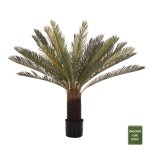 DEKORATIVE SYNTHETISCHE PFLANZE ÄHRENBLÄTTIGE PALME IM TOPF 94 cm