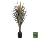 DEKORATIVE SYNTHETISCHE PFLANZE IM TOPF SISAL AGAVE 120Hcm