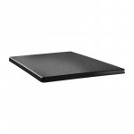 Table top "Topalit Classic Line" in anthracite 70x70 cm 3,4cm strength