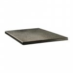 Tischplatte "Topalit Classic Line" in Zement 60x60 cm 3,4cm Stärke