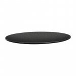 Tischplatte "Topalit Smartline" in Anthrazit Ø70 cm 3,4cm Stärke