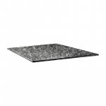 Tischplatte "Topalit Smartline" in schwarzem Granit 70x70 cm 1,9cm Stärke