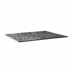 Tischplatte "Topalit Smartline" in schwarzem Granit 120x80 cm 1,9cm Stärke