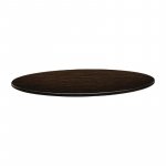 Table top "Topalit Smartline" in wenge Ø80 1,9cm strength