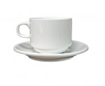 Porzellan Tasse mit Unterteller "Lukanda Liberty" 200cc 6 Set