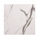 HPL Tischplatte weißer Marmor 80X80cm
