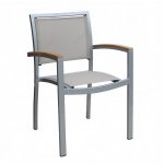 Stapelsessel FLORENZ beige,  57x47x85 cm