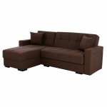 ECKSOFA "CAIDEN" BRAUN 224x152x80 cm WW3190.02