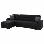 ECKSOFA CAIDEN IN DUNKELGRAUEM STOFF WW3187.01