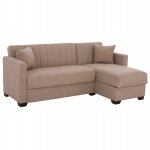 Ecksofa, 200x133x77cm, beige
