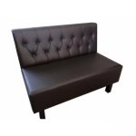 AMERICAN DINERBANK / GASTRONOMIE / LOUNGESOFA / SITZBANK / DINERMÖBEL/BRAUN