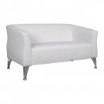 Sofa 2-Sitzer "Kiana" Weiß PU 130x75x71 cm
