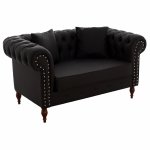 2-SITZ-SOFA CIELLE   IN BRAUN 152x85x80cm WW3184.03