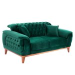 SCHLAFSOFA "BENNINGTON" 2-SITZER IN GRÜN