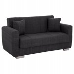 2-Sitzer-Schlafsofa in grau, 180x84x88 cm