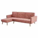 SCHLAFCOUCH UMWENDBAR TALIA VELVET ROTEN APPLE 267x153x85 cm WW3153.02