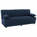 SCHLAFSOFA "ANDRI" 3-SITZER BLAU 180x72x77 cm