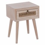 Nachttisch KENNA NATUR WEISS PATINA 35X30Χ47 cm