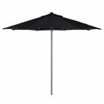 PROFESSIONAL UMBRELLA ALU 2.20m ALUMINUM BLACK ACRYLIC CLOTH